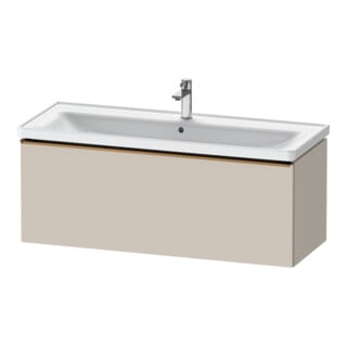 Duravit Meuble sous-lavabo D-Neo 118,4x45,2x44 cm, 1 tiroir, taupe mat