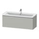 Duravit Meuble sous-lavabo D-Neo 118,4x45,2x44 cm, 1 tiroir, wd, chr/béton ma-1