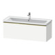 Duravit Meuble sous lavabo D-Neo 118,4x45,2x44 cm, 1 tiroir, wd, g pol/blanc mat-1