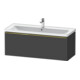 Duravit Meuble sous lavabo D-Neo 118,4x45,2x44 cm, 1 tiroir, wd, gris pol/gris mat-1