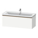 Duravit Meuble sous-lavabo D-Neo 118,4x45,2x44cm, 1 porte, wd, brun mat/blanc-1