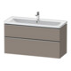 Duravit Meuble sous lavabo D-Neo 118,4x45,2x62,5 cm, 2 tiroirs, wd, ES geb/Bas m-1