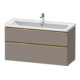 Duravit Meuble sous lavabo D-Neo 118,4x45,2x62,5 cm, 2 tiroirs, wd, g pol/Bas ma-1