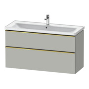 Duravit Meuble sous lavabo D-Neo 118,4x45,2x62,5 cm, 2 tiroirs, wd, g pol/gr ma