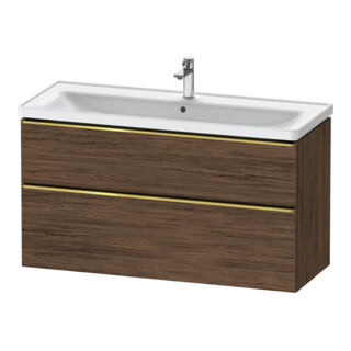 Duravit Meuble sous lavabo D-Neo 118,4x45,2x62,5 cm, 2 tiroirs, wd, g pol/Nu d
