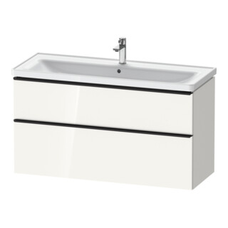 Duravit Meuble sous lavabo D-Neo 118,4x45,2x62,5 cm, 2 tiroirs, wd, sw/hgl