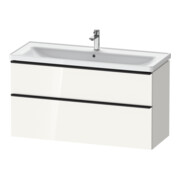 Duravit Meuble sous lavabo D-Neo 118,4x45,2x62,5 cm, 2 tiroirs, wd, sw/hgl