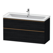 Duravit Meuble sous lavabo D-Neo 118,4x45,2x62,5cm, 2 tiroirs, wd, b chêne/blanc œuf