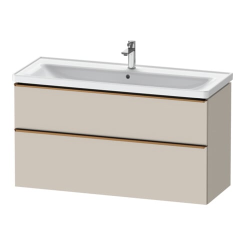 Duravit Meuble sous lavabo D-Neo 118,4x45,2x62,5cm, 2 tiroirs, wd, b geb/Ta ma