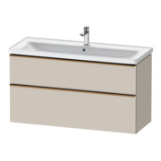 Duravit Meuble sous lavabo D-Neo 118,4x45,2x62,5cm, 2 tiroirs, wd, b geb/Ta ma