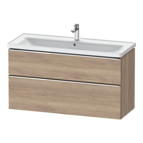 Duravit Meuble sous-lavabo D-Neo 118,4x45,2x62,5cm, 2 tiroirs, wd, ch/Ei marm.