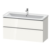 Duravit Meuble sous-lavabo D-Neo 118,4x45,2x62,5cm, 2 tiroirs, wd, chr/blc hgl-1