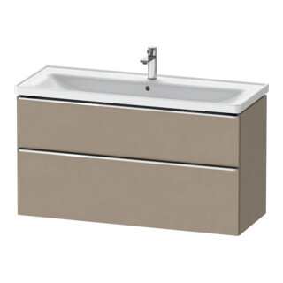 Duravit Meuble sous-lavabo D-Neo 118,4x45,2x62,5cm, 2 tiroirs, wd, chr/lin