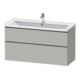 Duravit Meuble sous-lavabo D-Neo 118,4x45,2x62,5cm, 2 tiroirs, wd, ES geb/gr ma-1