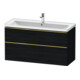 Duravit Meuble sous-lavabo D-Neo 118,4x45,2x62,5cm, 2 tiroirs, wd, g pol/Ei sw-1