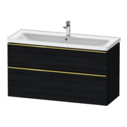Duravit Meuble sous-lavabo D-Neo 118,4x45,2x62,5cm, 2 tiroirs, wd, g pol/Ei sw