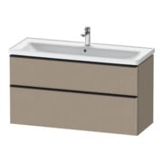 Duravit Meuble sous-lavabo D-Neo 118,4x45,2x62,5cm, 2 tiroirs, wd, noir/lin-1