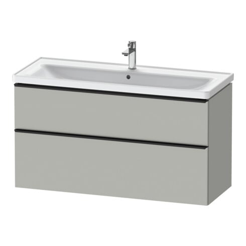 Duravit Meuble sous-lavabo D-Neo 118,4x45,2x62,5cm, 2 tiroirs, wd, sw/gr ma