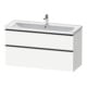 Duravit Meuble sous-lavabo D-Neo 118,4x45,2x62,5cm, 2 tiroirs, wd, sw/w ma-1