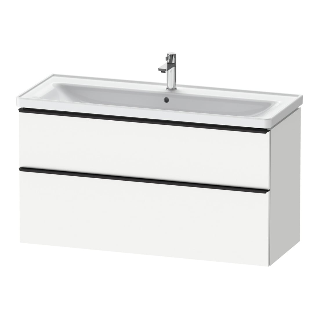 Duravit Meuble sous-lavabo D-Neo 118,4x45,2x62,5cm, 2 tiroirs, wd, sw/w ma