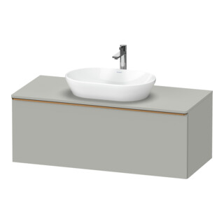 Duravit Meuble sous-lavabo D-Neo 120x55 cm, b chêne/gris, 1 tiroir, 1 plateau, suspendu