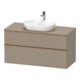 Duravit Meuble sous-lavabo D-Neo 120x55 cm, b geb/Lei, 2 tiroirs, 1 porte, 1 plan-1