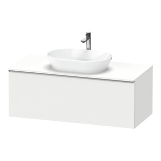 Duravit Meuble sous lavabo D-Neo 120x55 cm, blanc brillant, 1 tiroir, 1 porte, suspendu
