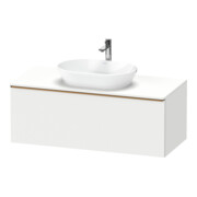 Duravit Meuble sous-lavabo D-Neo 120x55 cm, blanc brillant, 1 tiroir, 1 tablette, suspendu-1