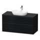 Duravit Meuble sous lavabo D-Neo 120x55 cm, blanc/œuf, 2 tiroirs, 1 porte, 1 plan-1