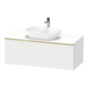 Duravit Meuble sous-lavabo D-Neo 120x55 cm, blanc poli/mat, 1 tiroir, 1 porte, suspendu