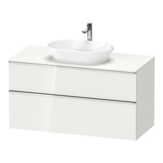 Duravit Meuble sous lavabo D-Neo 120x55 cm, c/w g, 2 tiroirs, 1 porte, 1 plan