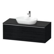Duravit Meuble sous lavabo D-Neo 120x55 cm, chêne/églantier, 1 tiroir, 1 porte, suspendu