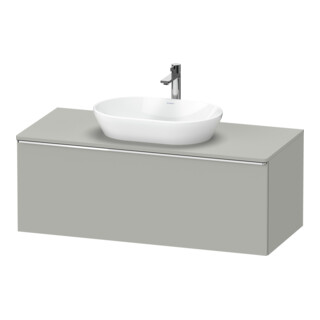 Duravit Meuble sous lavabo D-Neo 120x55 cm, chrome/béton m, 1 tiroir, 1 porte, suspendu