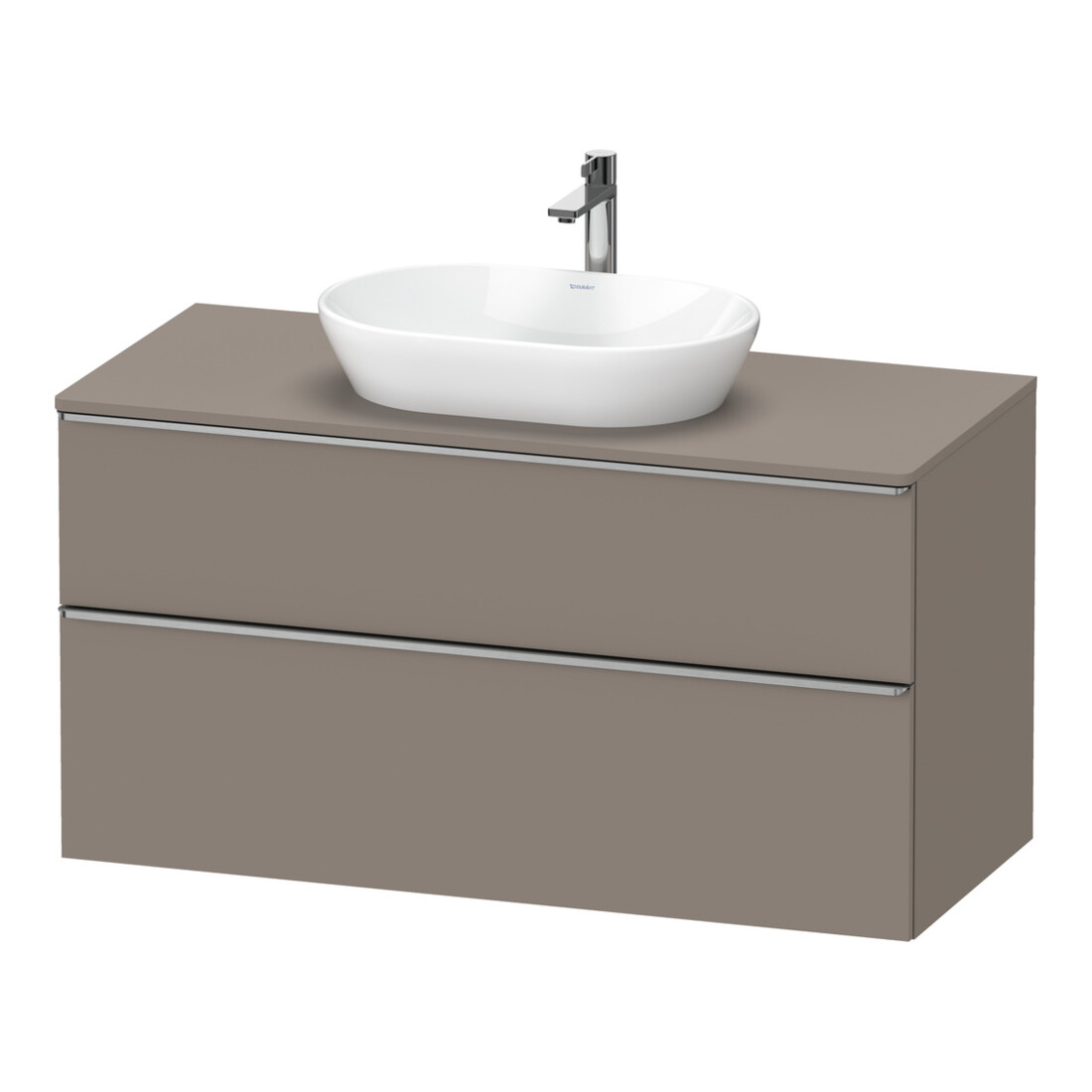 Duravit Meuble sous-lavabo D-Neo 120x55 cm, ES droit/Bas m, 2 tiroirs, 1 porte, 1 plan