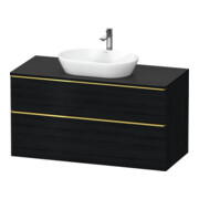 Duravit Meuble sous lavabo D-Neo 120x55 cm, g pol/Ei s, 2 tiroirs, 1 porte, 1 plan