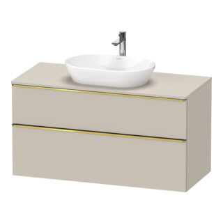 Duravit Meuble sous-lavabo D-Neo 120x55 cm, g pol/Tau m, 2 tiroirs, 1 porte, 1 plan
