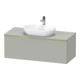 Duravit Meuble sous lavabo D-Neo 120x55 cm, gris poli/gris mat, 1 tiroir, 1 porte, suspendu-1