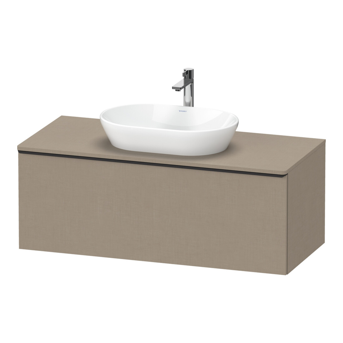 Duravit Meuble sous-lavabo D-Neo 120x55cm, blanc/lin, 1 tiroir, 1 porte, suspendu