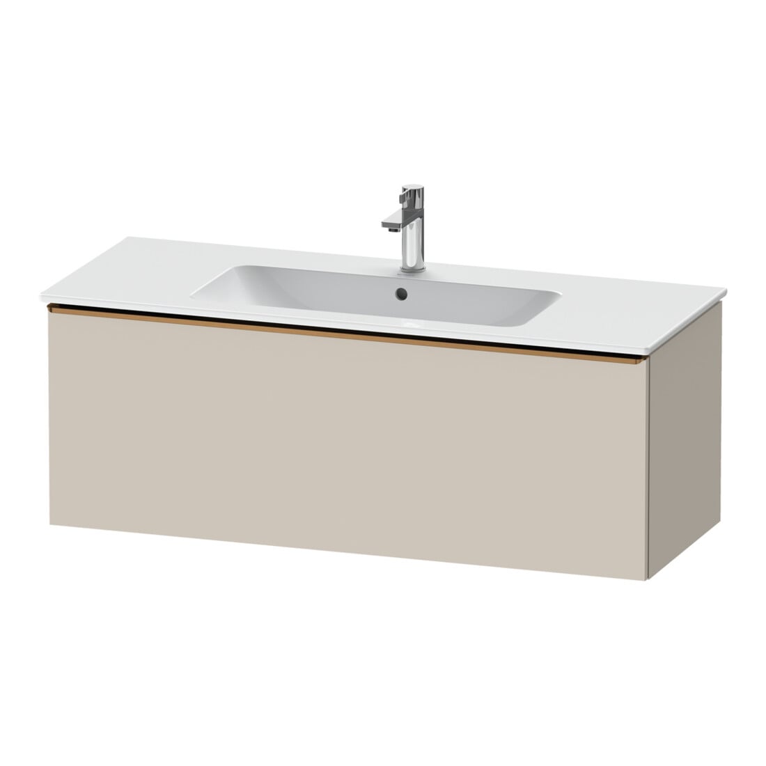 Duravit Meuble sous-lavabo D-Neo 121x46,2 cm, 1 tiroir, suspendu mural