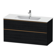 Duravit Meuble sous-lavabo D-Neo 121x46,2 cm, blanc brillant, 1 porte, 1 tiroir