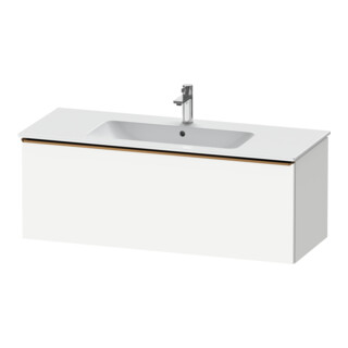 Duravit Meuble sous-lavabo D-Neo 121x46,2 cm, blanc/gris, 1 tiroir, suspendu