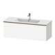 Duravit Meuble sous-lavabo D-Neo 121x46,2 cm, blanc/gris, 1 tiroir, suspendu-1