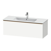 Duravit Meuble sous-lavabo D-Neo 121x46,2 cm, blanc/gris, 1 tiroir, suspendu