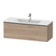 Duravit Meuble sous lavabo D-Neo 121x46,2 cm, blanc/Oeuf marbré, 1 tiroir, suspendu-1