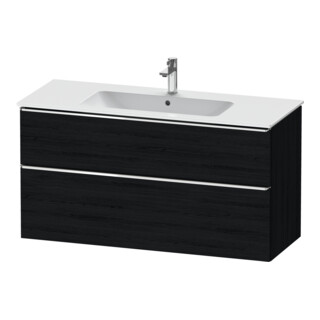 Duravit Meuble sous-lavabo D-Neo 121x46,2 cm, ch/blanc, 1 tiroir, 1 coulissant