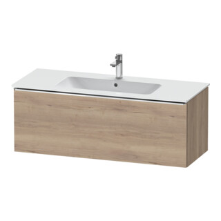 Duravit Meuble sous lavabo D-Neo 121x46,2 cm, chêne/œuf marbré, 1 tiroir, suspendu