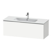Duravit Meuble sous lavabo D-Neo 121x46,2 cm, chrome/blanc, 1 tiroir, suspendu