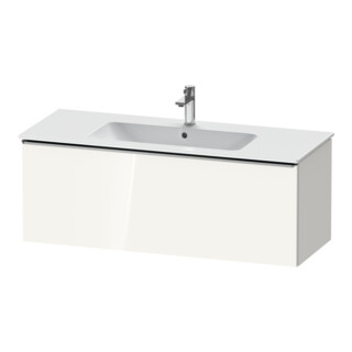 Duravit Meuble sous-lavabo D-Neo 121x46,2 cm, ES blanc/brillant, 1 tiroir, suspendu