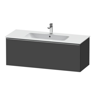 Duravit Meuble sous lavabo D-Neo 121x46,2 cm, ES blanc/gris m, 1 tiroir, suspendu