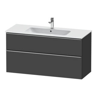 Duravit Meuble sous lavabo D-Neo 121x46,2 cm, ES chêne/gris m, 1 porte, 1 tiroir